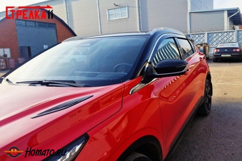 Дефлекторы Belgee X50+ 2026+ | премиум, плоские, 2D