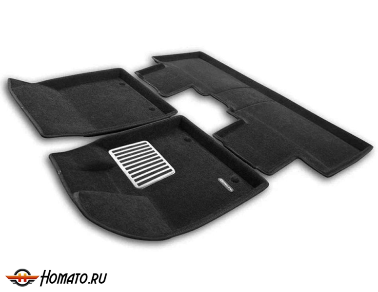 3D коврики Geely EX5 2025+ | LUX: 5 слоев