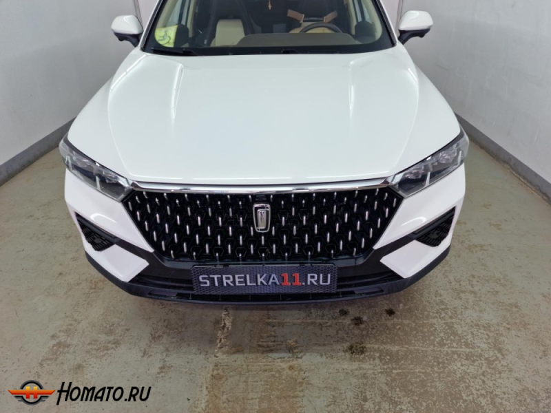 Накладки на фары для FAW Bestune T77 | 2 штуки, декор