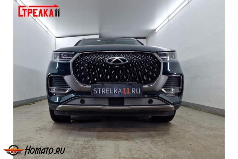 Защита радиатора для Чери Тигго 8 Про Макс 2023+ | Стандарт