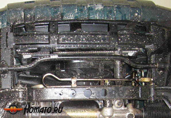 Защита картера Great Wall Hover 2005-2010 | радиатор, 2 мм, сталь | MOTODOR | 73117