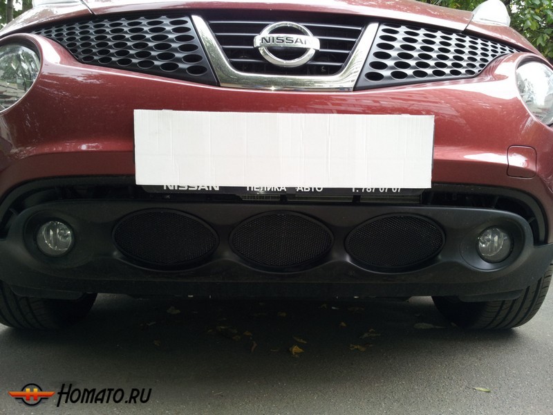 Защита радиатора для Nissan Juke (2010-2014) дорестайл | Стандарт