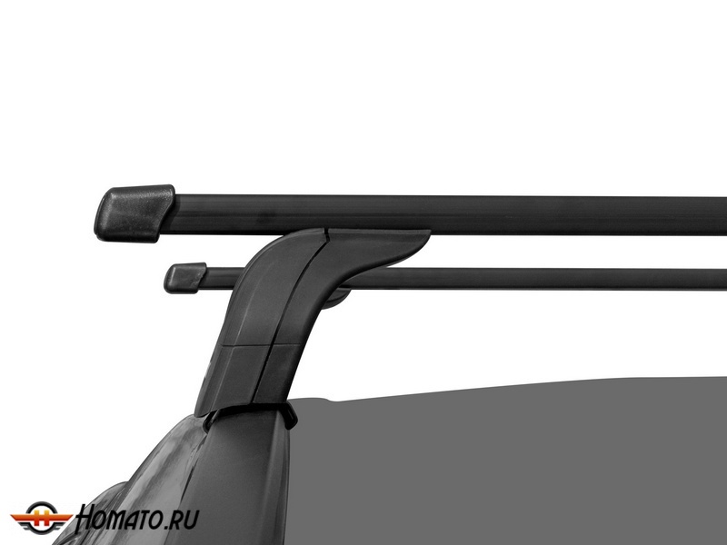 Багажник на крышу Haval H5 2020+ | в штатные места на низких рейлингах | LUX БК-2