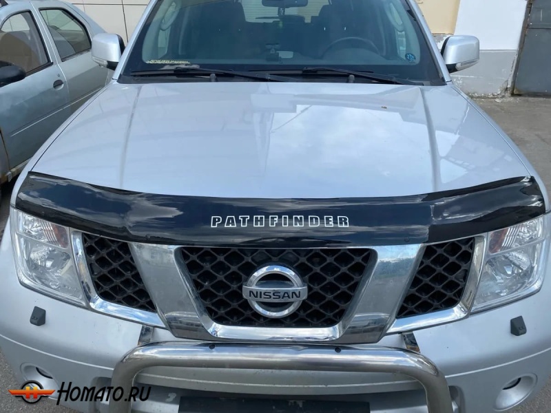 Дефлектор капота мухобойка NISSAN PATHFINDER 3 / NAVARA 3 (2005-2010)