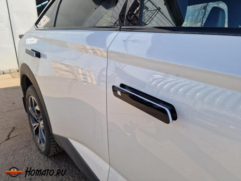 Накладки на ручки дверей для Haval F7x 2 2024+ | 4 штуки, декор