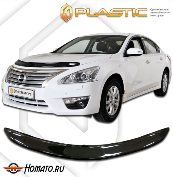 Дефлектор капота Nissan Teana L33 2014- | черный