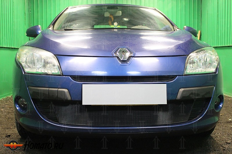 Защита радиатора для Renault Megane 3 (2009-2012) дорестайл | Стандарт
