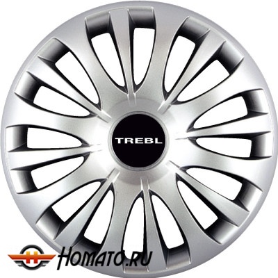 Колпаки на колеса R13,R14,R15,R16 | гибкие, ударопрочные, 4 штуки, TREBL