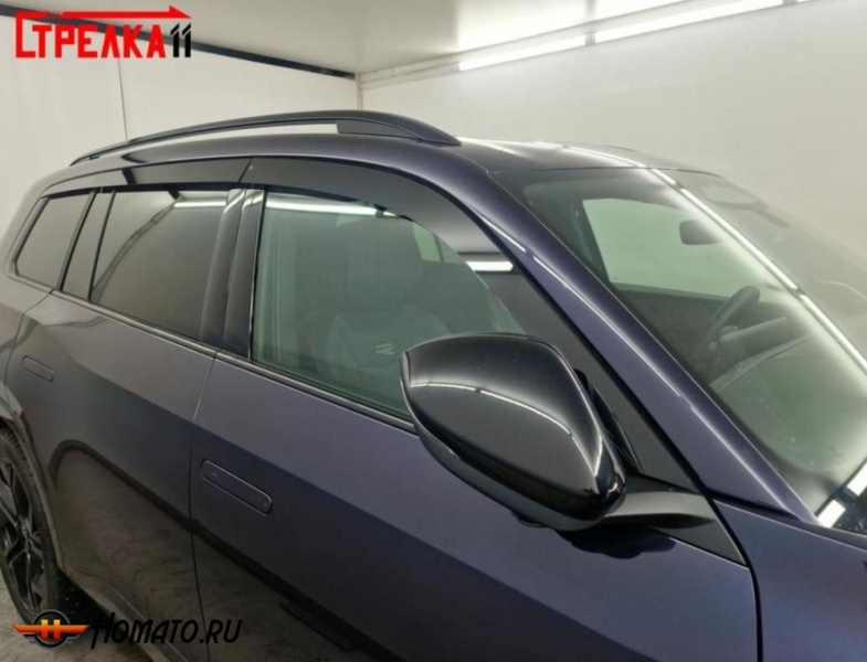 Дефлекторы Volkswagen Teramont PRO 2025+ | из 6 частей, премиум, плоские, 2D