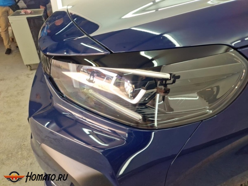 Накладки на фары для Citroen Spacetourer 2024+ / Jumpy 2024+ рестайл | 2 штуки, декор