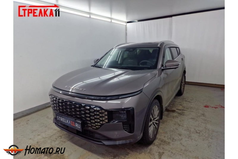 Дефлекторы Soueast S07 2024+ | из 6 частей, премиум, плоские, 2D