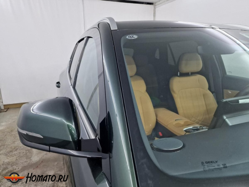 Дефлекторы Geely EX5 EM-i 2026+ | из 6 частей, премиум, плоские, 2D