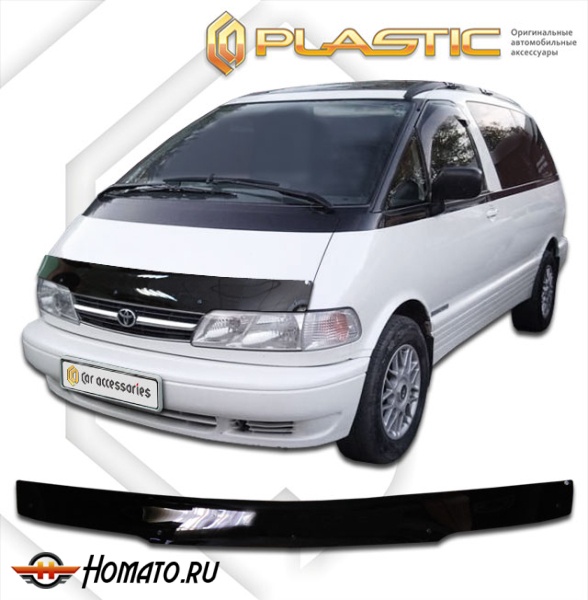 Дефлектор капота Toyota Estima Emina 1990-1999 (TCR20G) | черный