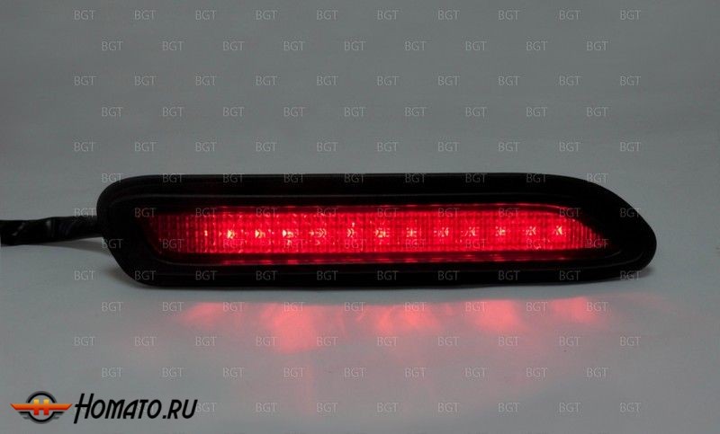 Универсальные светодиодные вставки в задний бампер "Red"