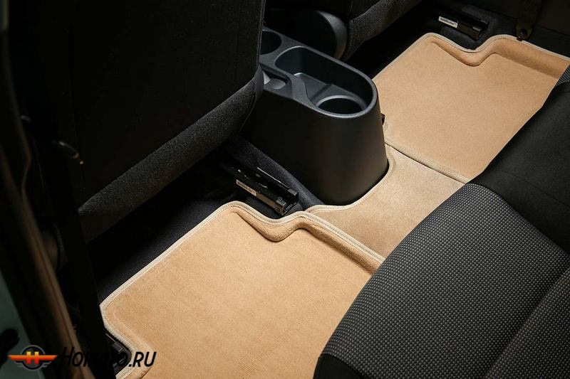 3D коврики Toyota Highlander II 2007-2013 | Премиум | Seintex