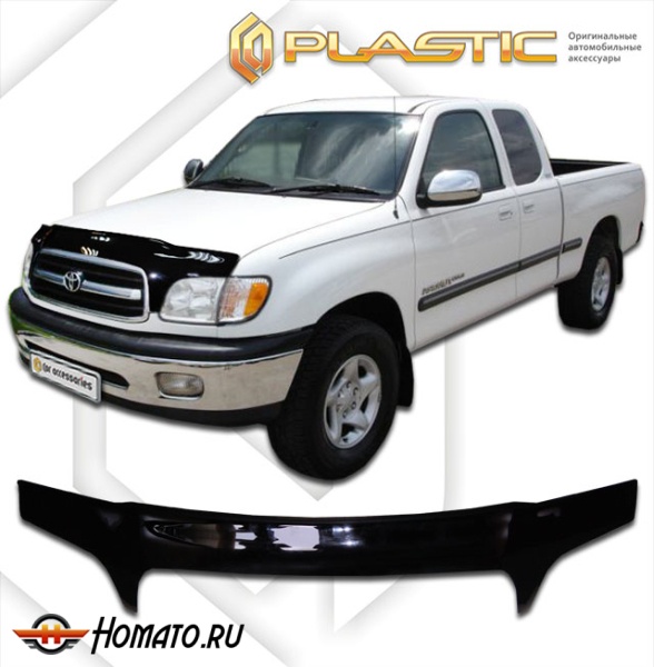 Дефлектор капота Toyota Tundra 1 1999-2006 (XK30, XK40) | exclusive, черный