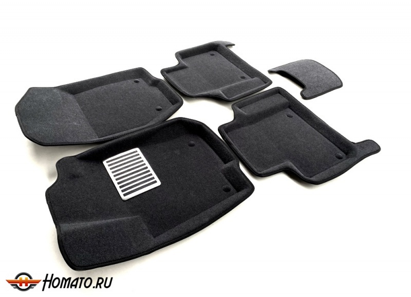 3D коврики для Mercedes M-class (W164) 2006-2012 | LUX: 5 слоев