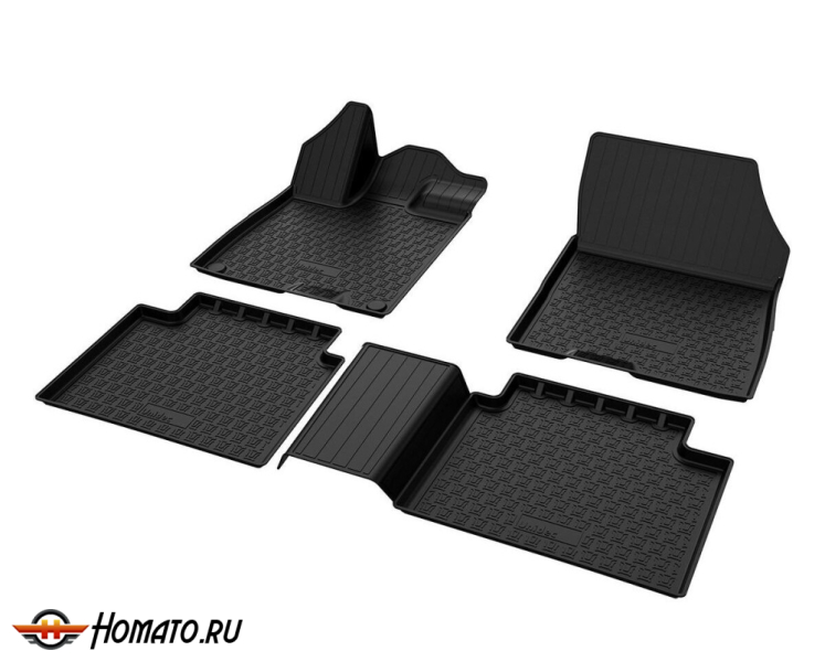 Коврики GAC GS4 2025+ (4WD) | полиуретановые, черные, Norplast
