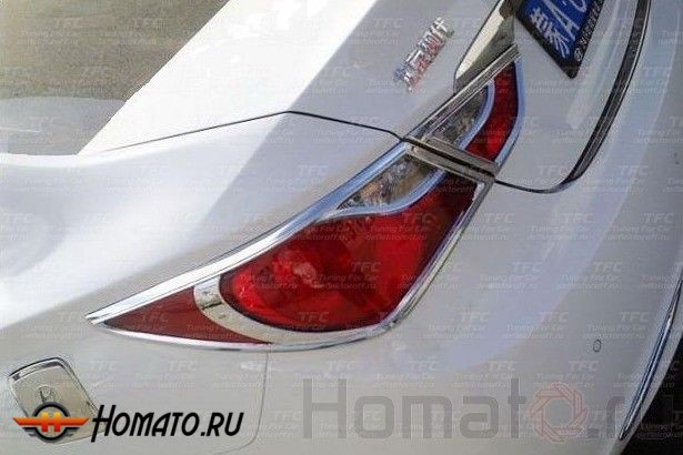 Накладки на задние фонари Hyundai Sonata YF «i45»