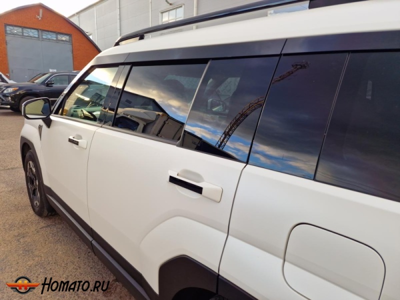 Накладки на ручки дверей для Hyundai Santa Fe 5 (MX5) 2024+ | 4 штуки, декор