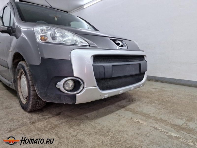 Защита радиатора для Peugeot Partner B9 (2008-2012) дорестайл | Стандарт