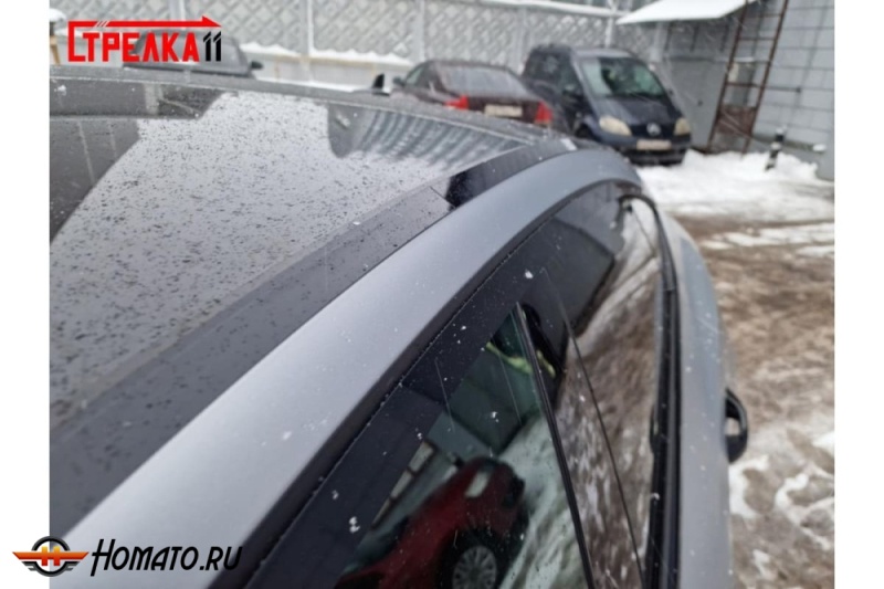 Дефлекторы Audi A7 / S7 (C8/4K) 2018+ | из 4 частей, премиум, плоские, 2D