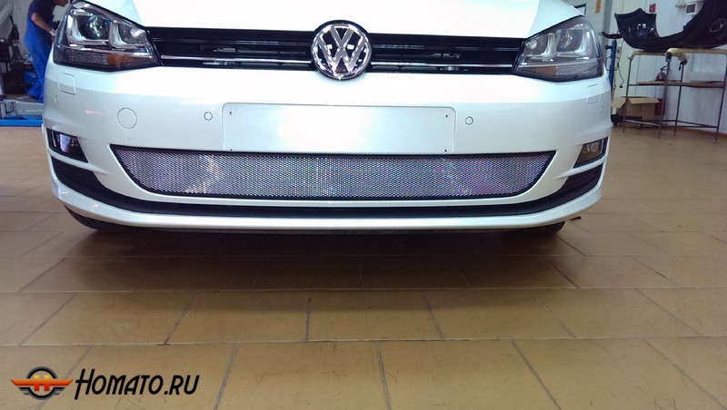 Защита радиатора для Volkswagen Golf 7 (2013-2017) дорестайл | Стандарт