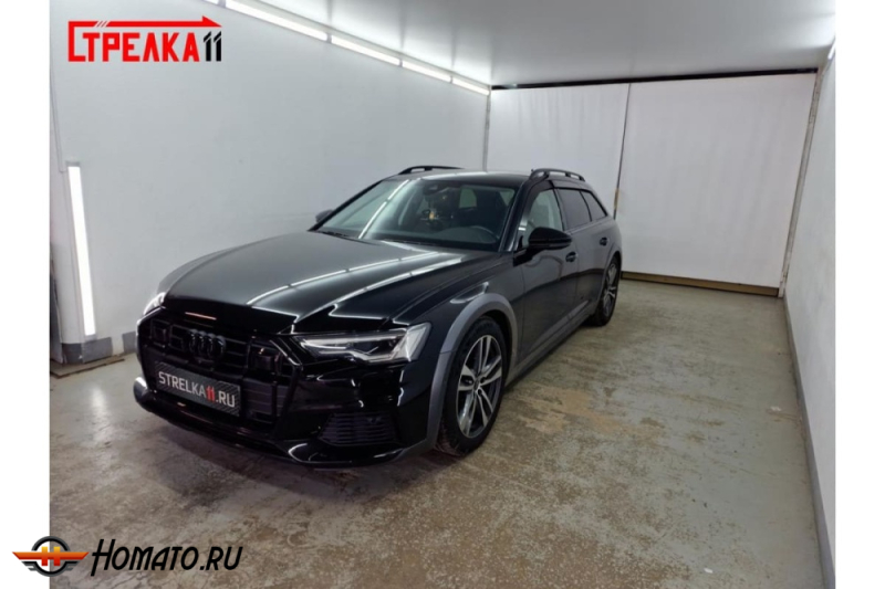 Дефлекторы Audi A6 (C8) 2018-2024 универсал | из 6 частей, премиум, плоские, 2D
