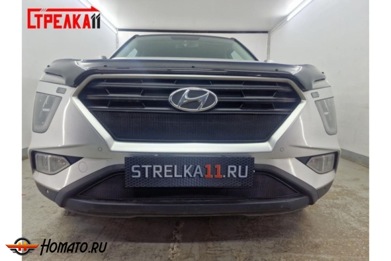 Защита радиатора для Хендай Крета 2 2021+ | Стандарт