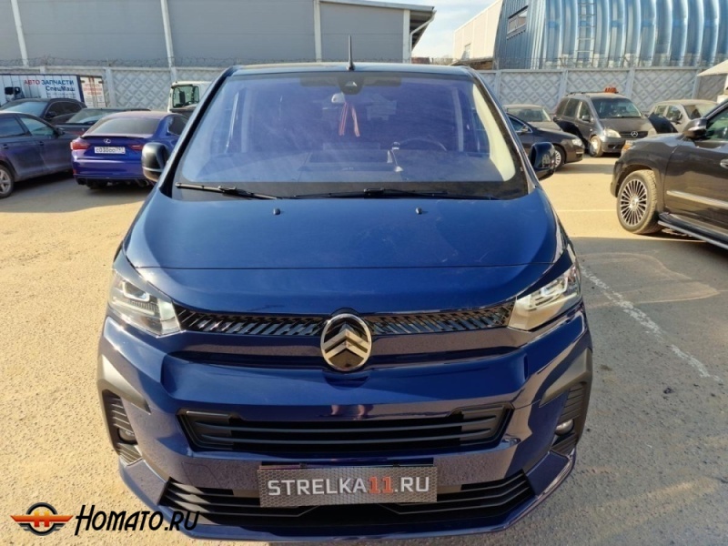 Накладки на фары для Citroen Spacetourer 2024+ / Jumpy 2024+ рестайл | 2 штуки, декор