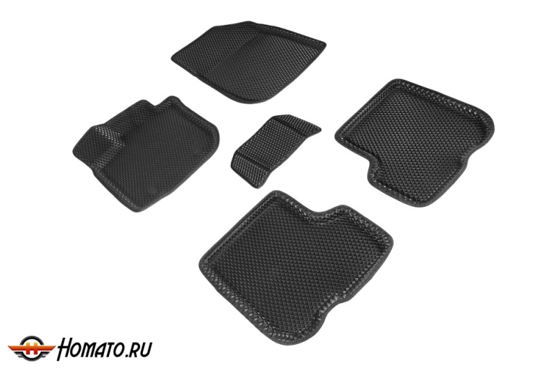 3D EVA коврики с бортами Renault Logan II 2014-2020 | Премиум