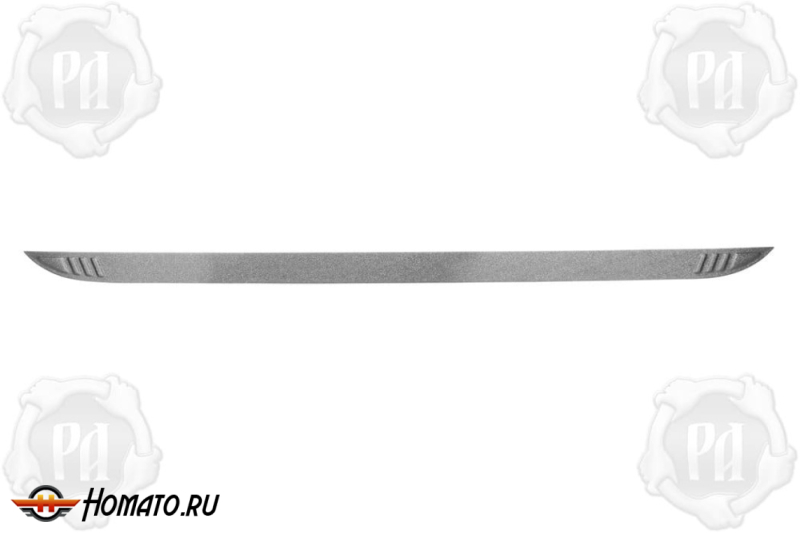 Накладка на кромку крышки багажника для Nissan Qashqai J11 2014-2022 | шагрень, со скотчем 3M