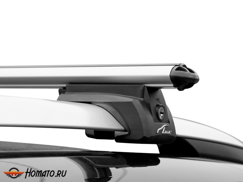 Багажник на крышу для Mitsubishi Pajero Sport (1996-2008) / Montero Sport (1996-2008) | на рейлинги | LUX Классик и LUX Элегант