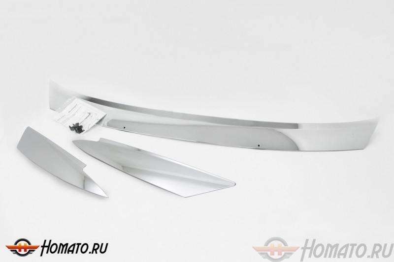 Дефлектор капота «хром» Autoclover «Корея» для Kia Sorento 2009+/2013+