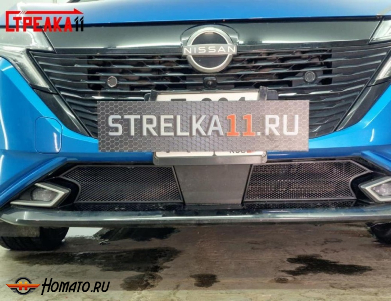Защита радиатора для Ниссан Аура 2021-2024 дорестайл | Стандарт