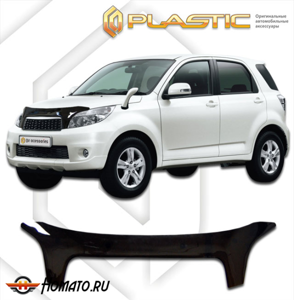 Дефлектор капота Daihatsu Be-Go 2006- | черный