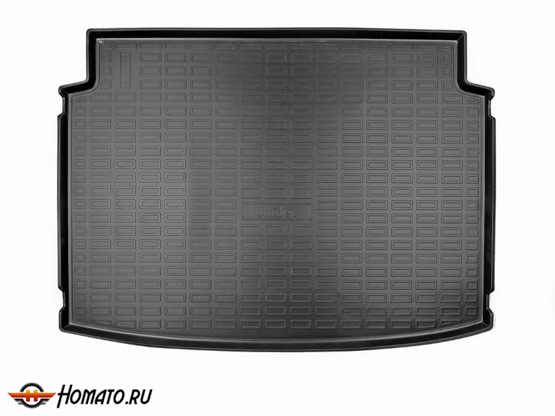 Коврик в багажник Hyundai Bayon 2021+ (без фальшпола и без сабвуфера) | черный, Norplast