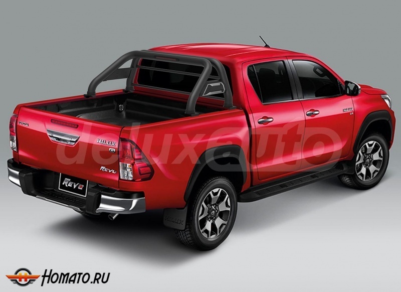 Дуга кузова Toyota Hilux 8 2015+/2020+ | черная, M2, для крышки с роллетой ROLL-A, стоп-сигнал