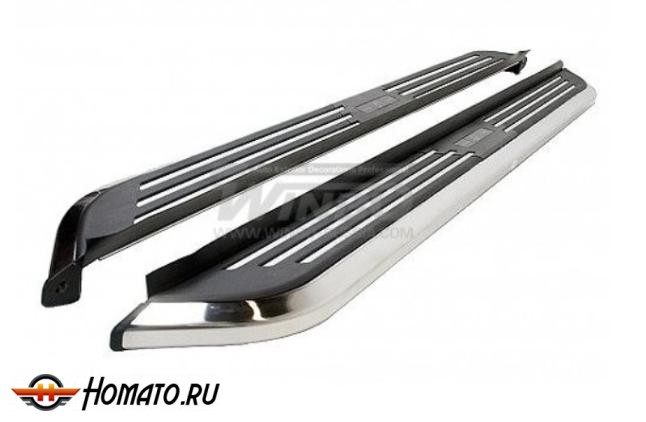 Подножки с кронштейнами на Citroen C4 Aircross (2012-2016) | серия Fuga-67