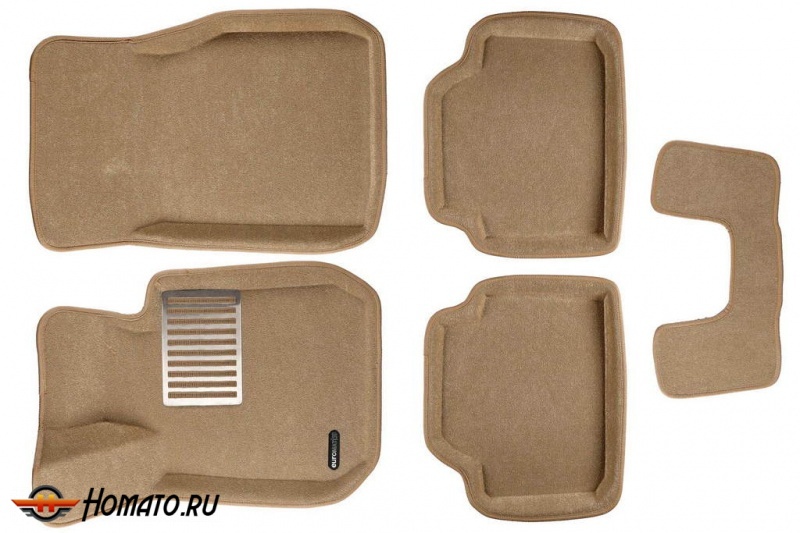 3D коврики для BMW 3 (F30) 2011-2018 | LUX: 5 слоев