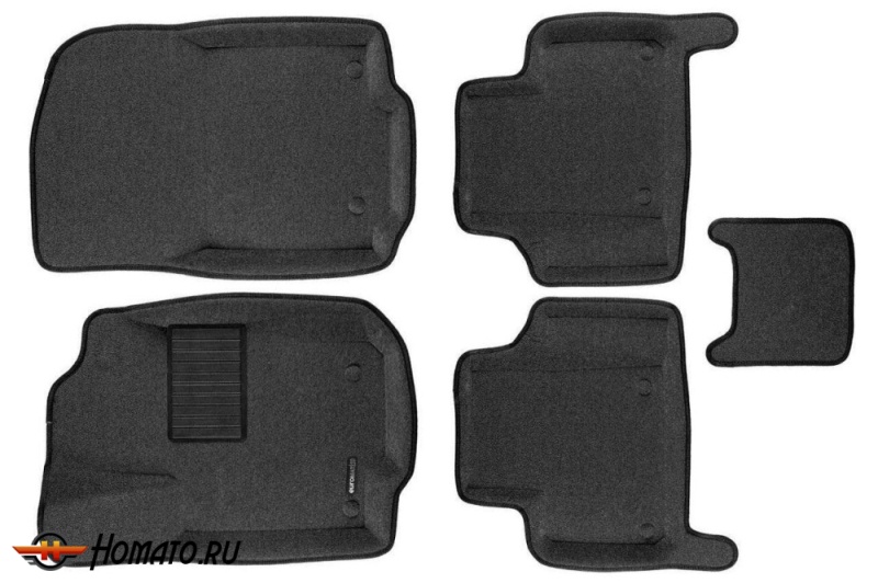 3D коврики для Mercedes M-class (W166) 2012-2015 | BUSINESS: 4 слоя