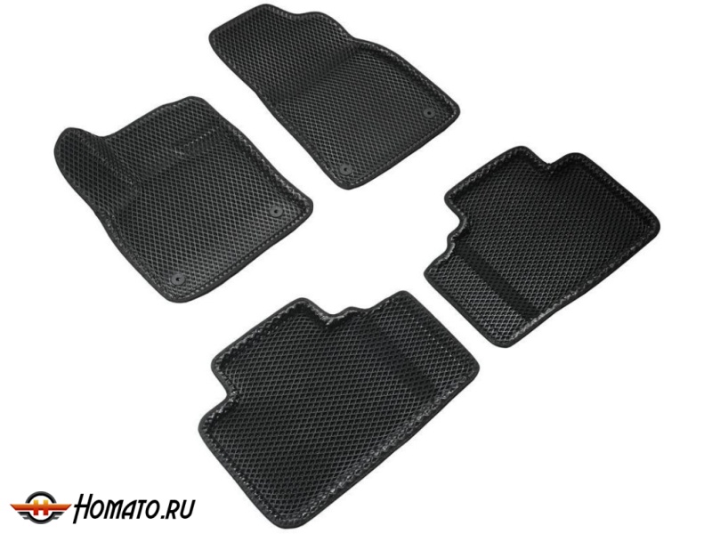 3D EVA коврики с бортами Джили Атлас 2 2024+ | Премиум