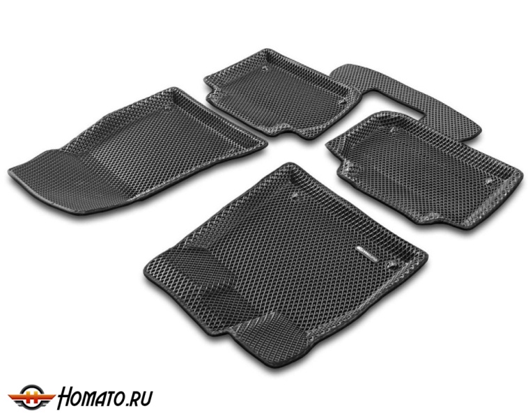 3D EVA коврики Audi Q5 L 2021+ (Китай) | с бортами