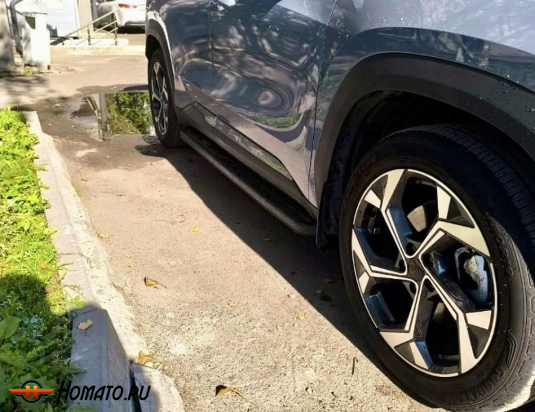 Пороги OEM для Geely Atlas 2 2024+