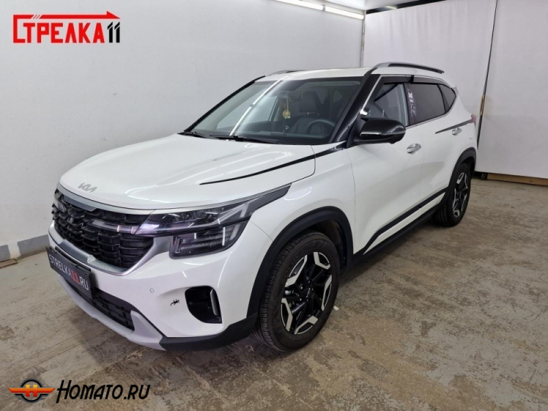 Накладки на капот для Kia Seltos 2020+ | 4 штуки, декор