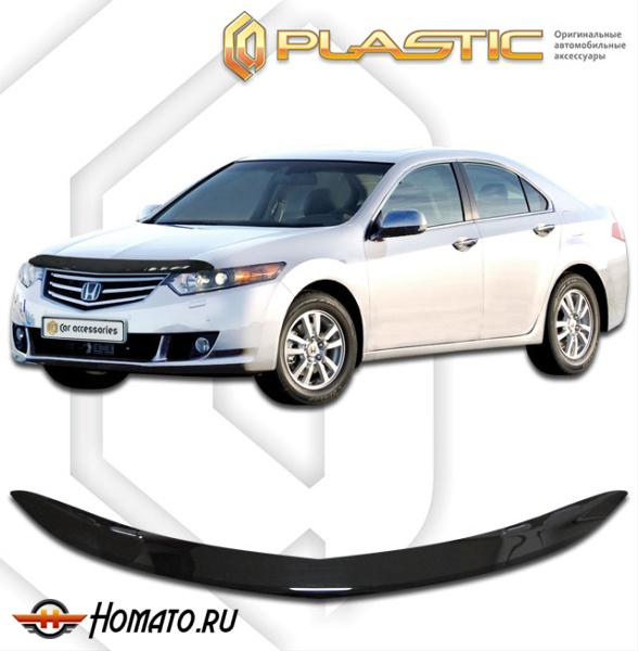 Дефлектор капота Honda Accord 8 2008-2012 | черный