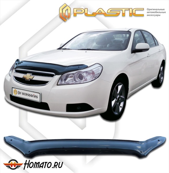 Дефлектор капота Chevrolet Epica 2006-2012 | черный