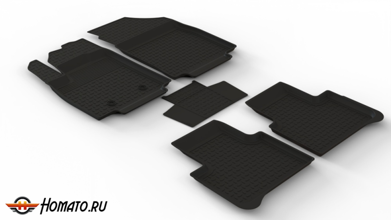 Резиновые коврики Haval H3 2024+ | с высокими бортами | Seintex