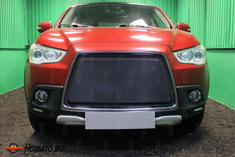 Защита радиатора для Mitsubishi ASX (2010-2012) дорестайл | Премиум