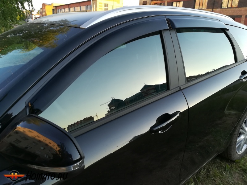 Дефлекторы на окна CHEVROLET AVEO II 2011- седан